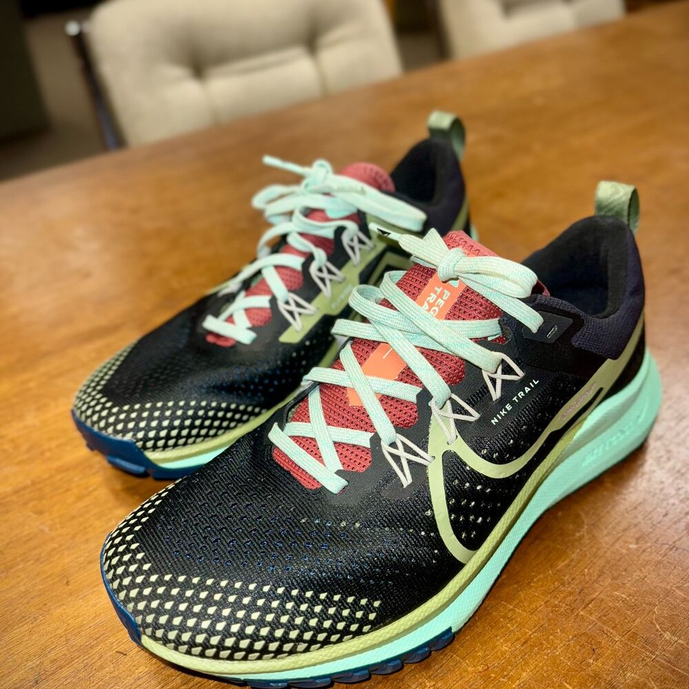 Nike React Pegasus Trail 4 Shoes Black/Canyon Rust DJ6158-004 Men’s Size 7